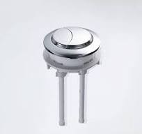 Dual Push Toilet Flush Button Accessories, Toilet Button Flushing Round  Head Push Buttons Flush Replacement Accessories for Shower Room Toilet ...