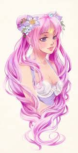 Usagi With Pink Hair Sailor Mini Moon Sailor Moon Art Sailor Moon Fan Art