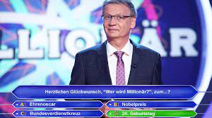 Gerhard krammer, student der musik und philosophie. 20 Jahre Wer Wird Millionar Das Grosse Jubilaums Special
