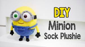 tutorial minion bob sock plushie free pattern 49 sock plush playlist diy minions minion craft minions