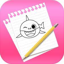 Now a big, wide mouth. How To Draw Baby Shark Apps Bei Google Play