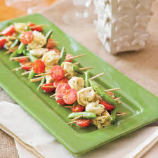 This is my take on costco's incredibly yummy cilantro lime shrimp. Mustard Dill Tortellini Salad Skewers Recipe Myrecipes