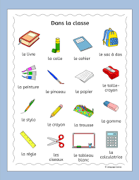 French Classroom Vocabulary Fun Activities Games Puzzles For The Elementary Classroom French Language Lessons Learn French French Teaching Resources