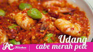 Kupas bagian kulit dan buang kepalanya. Resep Udang Cabai Pete Puput Carolina Youtube