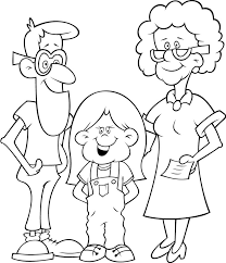 Mudanza a un nuevo apartamento pares de la familia y caja de cartón felices. Dibujos Para Colorear En El Dia De La Familia