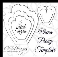 Vectors files and printable pdf. Large Flower Petal Template Simple Paper Flowers Medium Rose Pdf Printable Giant Paper Flower Models Form Ideas