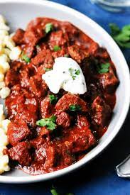 Porkolt Hungarian Beef And Onion Stew European Dishes Hungarian Recipes Hungarian Beef Stew