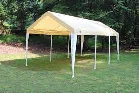 Hercules 10 X20 Tan White Canopy Www Kingcanopy Com Carport Canopy Costco Carport Carport