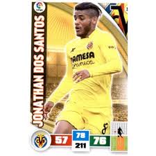 Giovani dos santos free agent since {free agent_since} second striker market value: Trading Cards Soccer Jonathan Dos Santos Villareal Panini Adrenalyn Xl 2015 16
