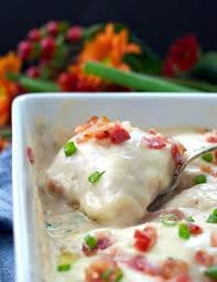 1/2 can of cream of chicken or mushroom soup. Dump And Bake Smothered Chicken With Bacon Recipelion Com