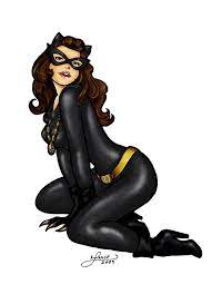 julie newmar catwoman cat woman fanart zhenshina koshka supergeroi garri potter