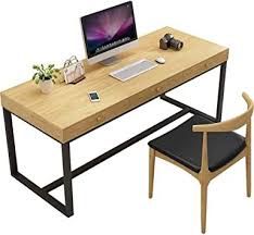 Luckya Computer Desk Modern Home Solid Wood Computer Desk Studio Desktop Desk With Drawer Desk Writin In 2020 Modern Computer Desk Wood Computer Desk Desk With Drawers