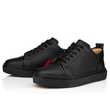 Adolon Junior - Sneakers - Recycled polyester and bio-based materials -  Black - Men - Christian Louboutin Netherlands