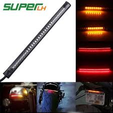 1pc Universal Car Motorcycle Flexible Brake Tail Stop Light Motorcycle Led Tail Light Turn Signal Brake License Plate Str Led Tail Lights Tail Light Stop Light