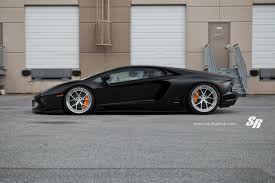 Matte Black Lamborghini Aventador On Pur Wheels By Sr Auto Group Side