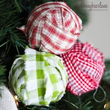 30% off with code cybermonjuly. Plaid Christmas Ornaments