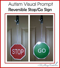 Free Printable Autism Visual Prompt Stop And Go Door Signs By Shesalwayswrite Autism Wandering Autism Visuals Autism Classroom Autism Activities