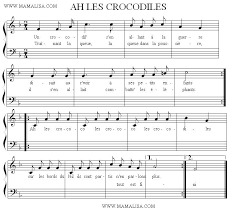 He is obviously a woman or something. Ah Les Crocodiles French Children S Songs France Mama Lisa S World Children S Songs And Rhymes From Around The World
