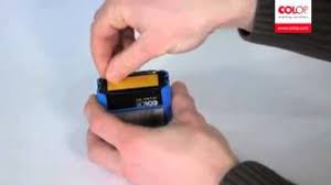 Stempel Textplatte Wechseln Youtube Die textplatte 46 x 17 mm mit max. stempel textplatte wechseln youtube