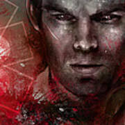 Dexter Morgan Painting by Barry Sachs