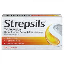 Strepsils Honey & Lemon Lozenges 36 Pack | Inish Pharmacy | Ireland
