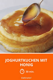 Joghurtkuchen Mit Honig Rezept Joghurt Kuchen Joghurt Rezeptideen