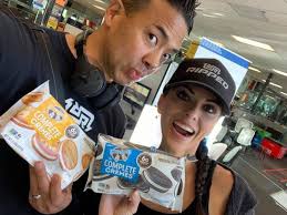 The FloWrestling Radio Live crew tries Cael's Cookies live