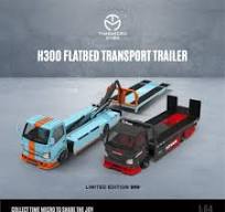 Time Micro 1:64 H300 flatbed transport trailer Diecast Model Car | eBay