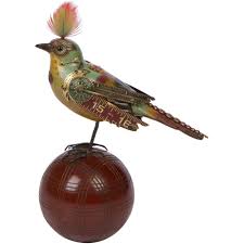 Unique Handmade Steampunk Bird From Mullanium Each Different And Filled With Character An Elegant Piece Of Art That S A Pleasure Steampunk Bird Bird Bird Art
