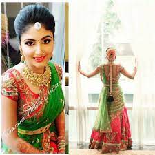 Pin By Sanjana Reddy On Blouses Half Saree Half Saree Designs Indian Bridal Sarees