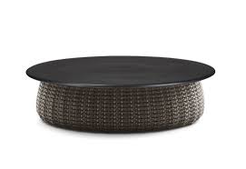 Porcini Coffee Table O 100 Cm By Dedon Outdoor Side Tables Design At Stylepark Outdoor Furniture Style Coffee Table Table Furniture