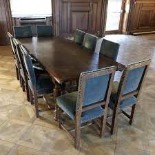 Mix it up with a distressed wood treatment and neat tailored white upholstery. Antique French Dining Table 1910s For Sale At Pamono