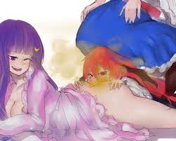 Rule 34 Dev - 13o 3girls alice_margatroid domination facefart facefarting  fart fart_fetish farting farting_in_face female_only group head_wings  humiliation koakuma lezdom multiple_girls one_eye_closed  patchouli_knowledge sandwiched simple_background ...