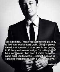 Elon Musk On Work Inspirational Quotes Motivational Quotes For Life Inspiratrional Quotes