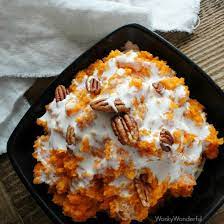 Mashed Sweet Potato Casserole Recipe Wonkywonderful Sweet Potato Recipes Casserole Sweet Potato Casserole Mashed Sweet Potatoes