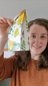 Well hello there, new way of folding! 😀💛🌿