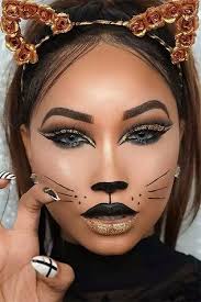 15 Halloween Katze Gesicht Make Up Ideen Fur Madchen Und Frauen 2018 Mode Ideen Katzen Make Up Katzen Make Up Halloween Make Up Gesicht