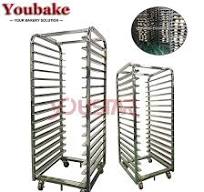 Wholesale Price Stainless Steel Bread Bakery Rack Tray Trolley Cart for  Baking