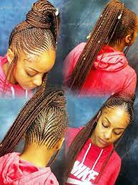 39 Crazy Braided Ponytail Hairstyles Curly Craze Braided Ponytail Black Hair Hair Styles Lemonade Braids Hairstyles