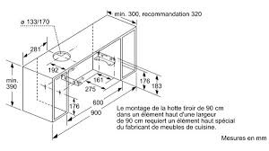 Bosch Dfm094w52 Hotte Telescopique