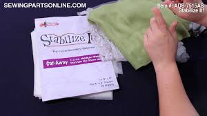 Max length was exceeded please fill out all of the mandatory (*) fields one or more of your answers does not meet the required criteria. Understanding Embroidery Stabilizers Stabilize It Youtube