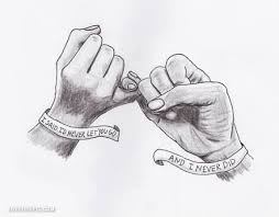 Millions of unique designs by independent artists. Friendship Pinky Promise Drawing