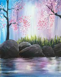 Watercolor Painting Landscape For Beginners The Images Collection Of Landscapes Easy Spring Paintings Decor How Spring Painting Art Painting Night Painting 60 easy and simple landscape painting ideas. watercolor painting landscape for