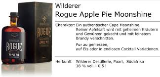 As the apple pie moonshine ages, the cinnamon and sugar blends out the alcohol taste to an almost undetectable level. Wilderer Rogue Apple Pie Moonshine 0 5l Kapweinversand De Versandhandel Fur Weine Aus Sudafrika Und Frankreich