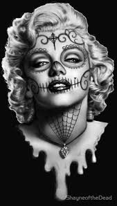 Marilyn Monroe Sugar Skull Framed Print By Shayneofthedead Marilyn Monroe Tattoo Marilyn Monroe Artwork Skull Art