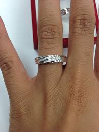 Rings On Hand Mens Wedding Band Bt519wm Wedding Ring Trio Sets Blue Diamond Jewelry Gold Rings Jewelry