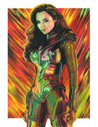 Gal gadot wonder woman pencil art by garrie gastonny for sale. Drawing Gal Gadot Wonder Woman 1984 Movie Art Wonderwoman