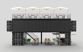 3d Model Shipping Container Cafe Restaurant Turbosquid 1586357 Shipping Container Cafe Container Cafe Container Restaurant