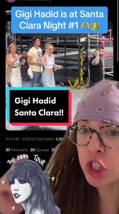 #greenscreen Queen has arrived! 😭🫶 #gigihadidlevisstadium  #gigihadidsantaclara #gigihadidtaylorswifterastour #tstheerastoursantaclara  #santaclaranight1 #santaclaratstheerastour #erastourlevisstadium ...