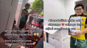 Tentu ada yang pening dan buntu bagi sesetengah wanita atau mereka yang bergelar isteri yang nak mencari hadiah untuk lelaki atau suami bila tarikh hari jadinya semakin hampir. Suami Rajin Urus Rumah Istri Beri Hadiah Ps5 Publik Auto Baper Berita Hits